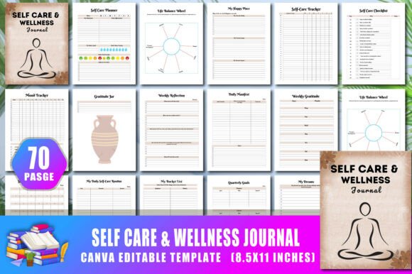 Download Self Care &amp; Wellness Journal - Premium Resources