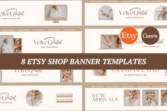 Download Neutral Beige Etsy Banner - Etsy banner Collection