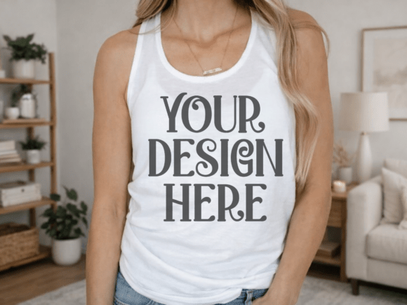 Download Next Level 1533 White Tank Top Mockup - Premium Resources