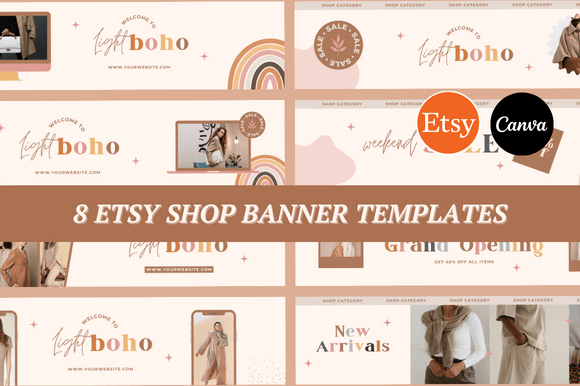 Download Light Boho Etsy Banner - Etsy banner Collection