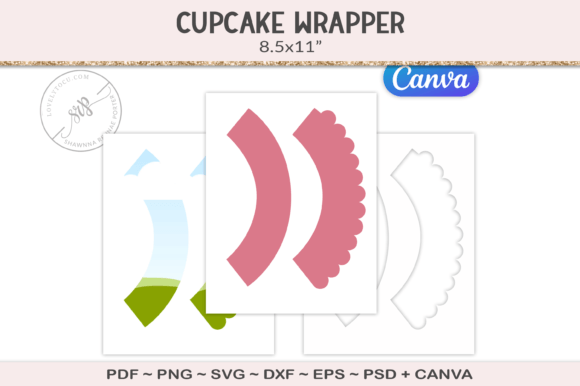 Download Cupcake Wrapper Design Template - Premium Bundle