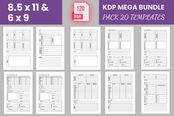 Download KDP Interior Mega Bundle Design Template - Design template Collection