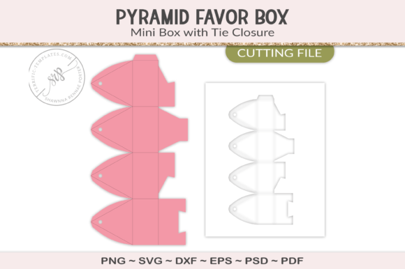 Download Pyramid Favor Box Design Template - Design template Collection