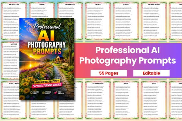 Download Professional AI Photography Prompts - Premium Resources