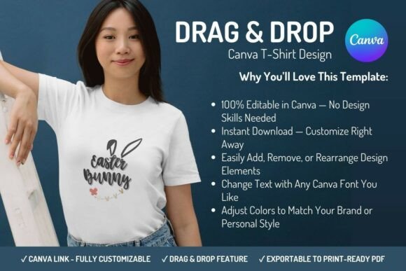 Download Canva T-Shirt Design Template - Easter - Design template Collection