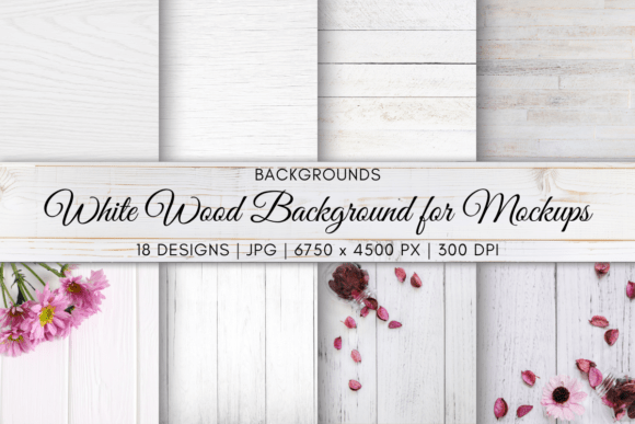 Download White Wood Background for Mockups - Premium Resources