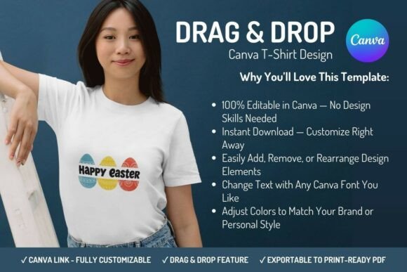 Download Canva T-Shirt Design Template - Easter - Design template Collection