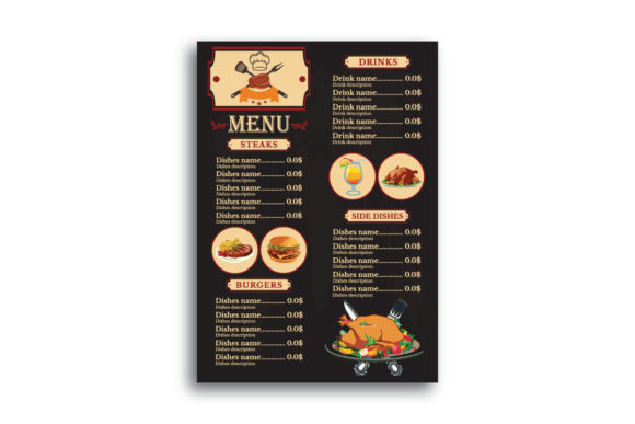 Download Restaurant Menu Design Template - Premium Bundle