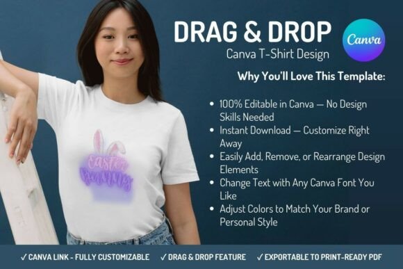 Download Canva T-Shirt Design Template - Easter - Design template Collection